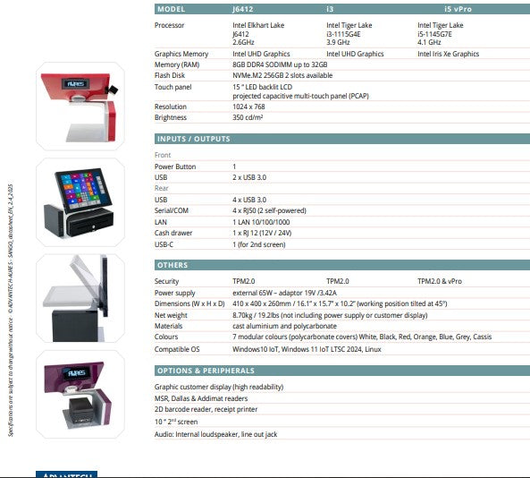 Advantech AURES SANGO POS INTEL 11th generation