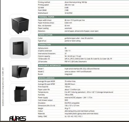 Advantech Aures ODP444 Receipt Printer
