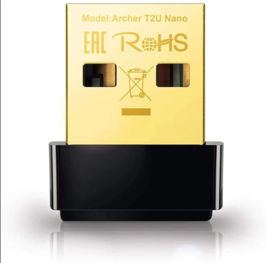 TP-Link Archer T2U (AC600) Nano Wireless USB Adapter - 600Mbps / USB 2.0