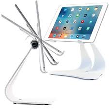 iPad Stands & Tablet Holder PRO Adjustable Stand White Color