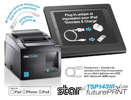 STAR TSP143IIIU White Thermal USB Printer from STAR - iOS Compatible طابعة فواتير حرارية